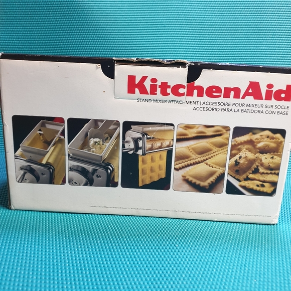 NEW KitchenAid stand mixer attachment metal ravioli maker - Picture 2 of 5
